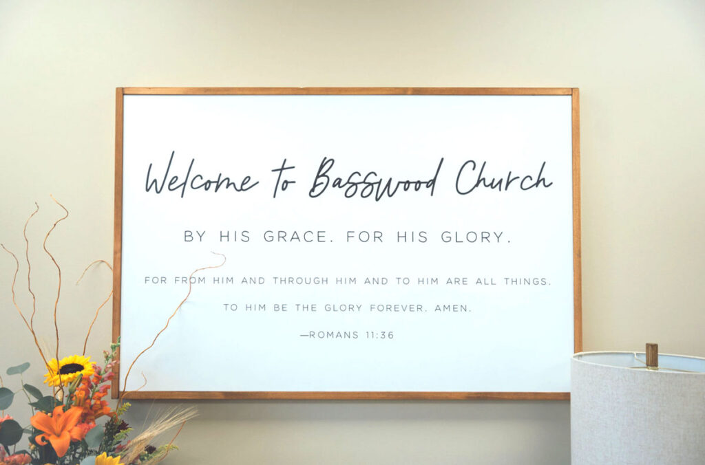 Basswood Welcome